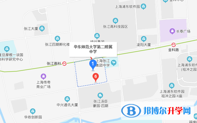 华东师范大学第二附属中学国际部紫竹校区地址在哪里